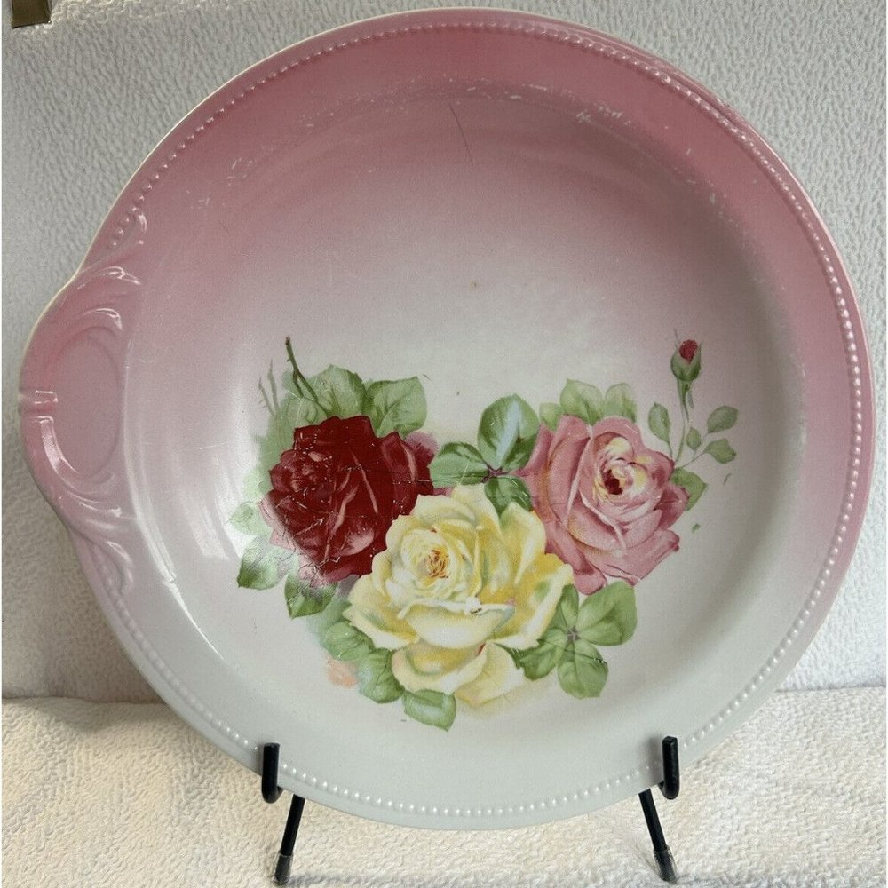 Antique Sevres c1900-1908 Single Handled Serving Dish/bowl Liverpool, Ohio Mark